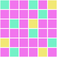 Abstract pattern grid retro style 80s-90s pastel colors background
