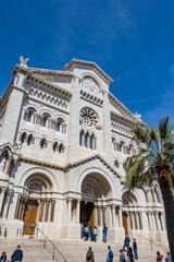 Façade sud de la Cathédrale Notre-Dame-Immaculée de Monaco