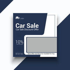 Car sale rental business social media instagram post banner template
