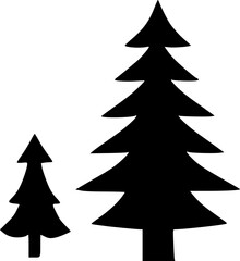 Obraz premium black tree icon