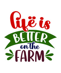 Fototapeta premium Farmhouse SVG Png Dxf Eps, Farmlife SVG Bundle, Farming Saying And Quotes, Cricut file, Printable file, Vector file, Silhouette, Clipart