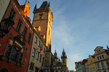 The beautiful architecture of Prague Old Town, Prague.