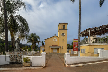 church in the district of Santa Rita de Ouro Preto, city of Ouro Preto, State of Minas Gerais, Brazil