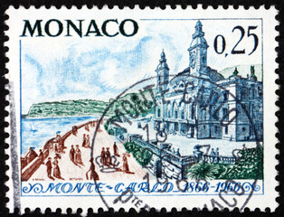 Postage stamp Monaco 1966 Casino, Monte Carlo