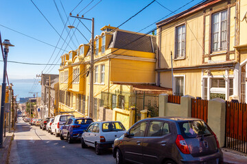 vielas de cerro concepcion, cerro alegre,   Viña del Mar, Valparaíso, Chile