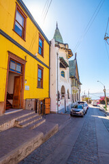 Fototapeta na wymiar ruas de cerro concepcion, cerro alegre, Viña del Mar, Valparaíso, Chile