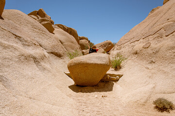 Giant Rock on road