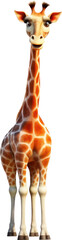 Giraffe isolated. Generative AI.