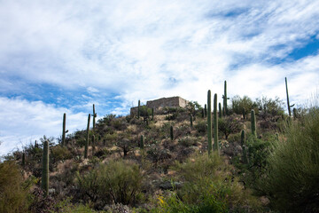 desert house on the hill