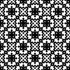 Abstract seamless monochrome pattern on white background for coloring. Design for banner, card, invitation, postcard, textile, fabric, wrapping paper, coloring book.