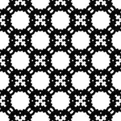 Abstract seamless monochrome pattern on white background for coloring. Design for banner, card, invitation, postcard, textile, fabric, wrapping paper, coloring book.