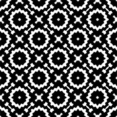 Abstract seamless monochrome pattern on white background for coloring. Design for banner, card, invitation, postcard, textile, fabric, wrapping paper, coloring book.