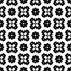 Abstract seamless monochrome pattern on white background for coloring. Design for banner, card, invitation, postcard, textile, fabric, wrapping paper, coloring book.