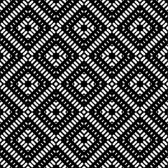 Abstract seamless monochrome pattern on white background for coloring. Design for banner, card, invitation, postcard, textile, fabric, wrapping paper, coloring book.
