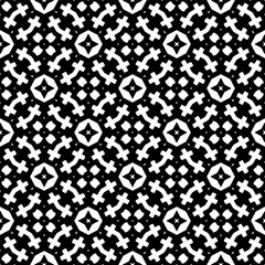 Abstract seamless monochrome pattern on white background for coloring. Design for banner, card, invitation, postcard, textile, fabric, wrapping paper, coloring book.