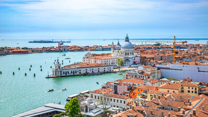 Naklejka na ściany i meble Venice in Italy and venetian landscapes