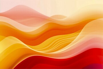 Artistic waves background. Spring 2023. Sorbet in Spring. Pink, Orange, Blue, Yellow, Red