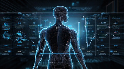 Ai technology brain background digital transformation concept