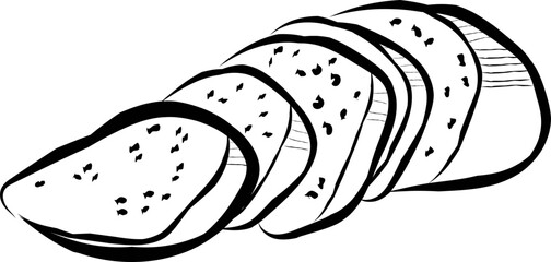 Bread Hand Drawn