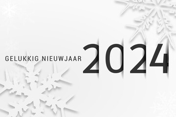 2024 - gelukkig nieuwjaar 2024