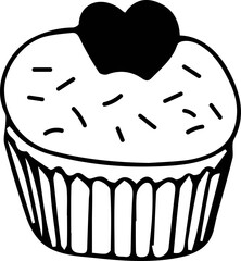 Cupcake Outline