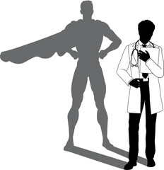 Doctor Man Medical Silhouette Healthcare Person