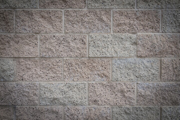 Composite Stone Block Wall MCU - Vignette Light