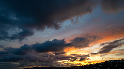 Fototapeta na wymiar Beautiful Sunset Clouds