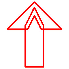 red arrow icon