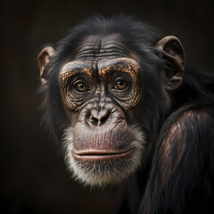 Chimpanzee. Generative AI