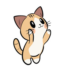 Cartoon cat
