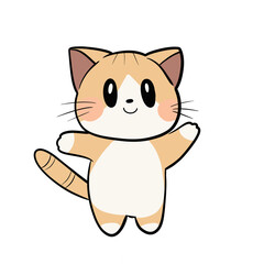 Cartoon cat