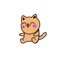 Cartoon cat