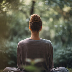 Serene Outdoor Meditation