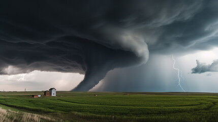 Obraz na płótnie Canvas Extreme weather events - Climate change