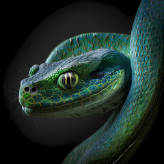 Green Snake. Generative AI
