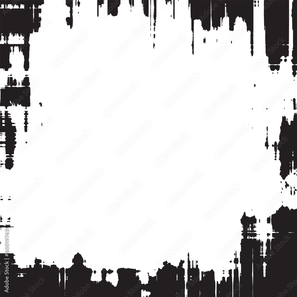 Poster abstract grunge texture background with black and white style. grungy frame with copy space.