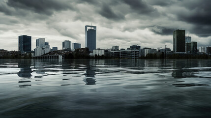Obraz premium Flood - Climate Change
