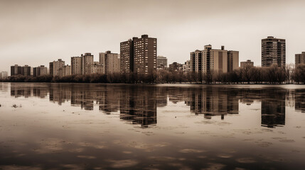 Obraz premium Flood - Climate Change