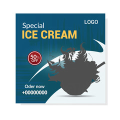  social media food design template 