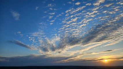 Fototapeta premium sunset in the sea
