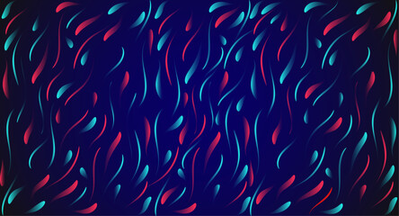 Abstract background with seamless pattern flow of 
neon colored lines, Modern copy space backdrop