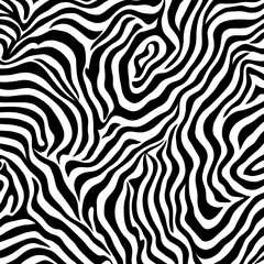 Fototapeta na wymiar A minimalist black and white striped pattern5, Generative AI