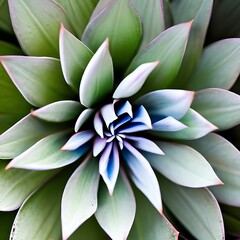 A close-up of a vibrant succulent plant3, Generative AI