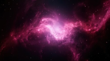 Pink universe light. Galaxies sky in space Planets and stars beauty of Galaxy space exploration. - obrazy, fototapety, plakaty