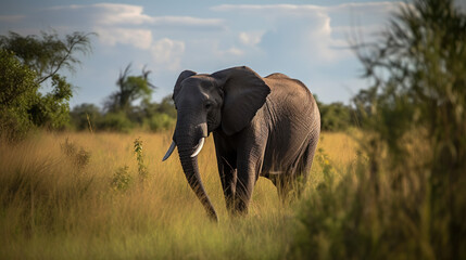 Fototapeta premium Elephant - Wildlife