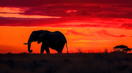 Fototapeta na wymiar Elephant - Wildlife