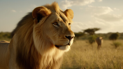 Fototapeta na wymiar Lion - Wildlife
