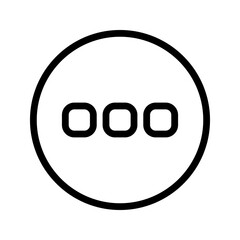 More icon. sign for mobile concept and web design. vector illustration