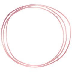 Gradient doodle circle border frame